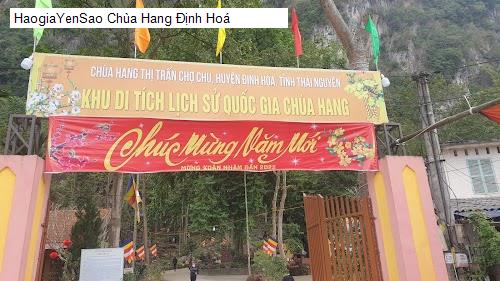Danh Sách 1 Chùa, địa chỉ tâm linh tại Huyện Định Hóa Tỉnh Thái Nguyên