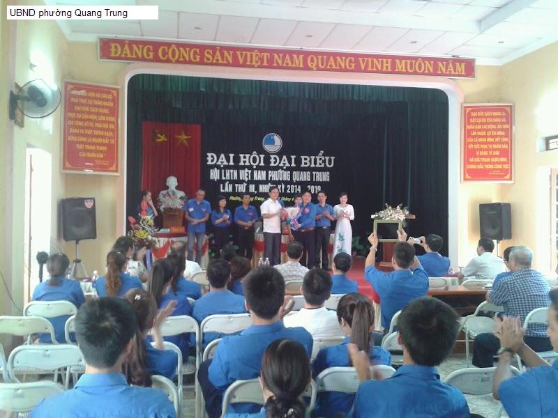 UBND phường Quang Trung