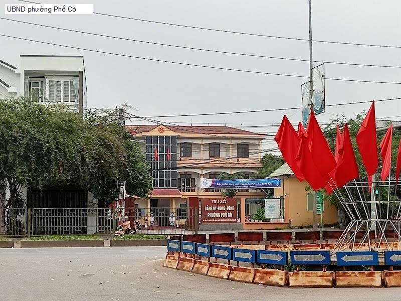 UBND phường Phố Cò